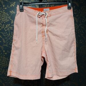 Trunks Surf And Swim Orange Striped Swim Shorts